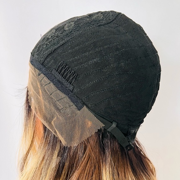 Gorgeous Toffee Blonde Premium Fiber Lace Front Wig for Daily Wear or Events - Picture 7 of 13